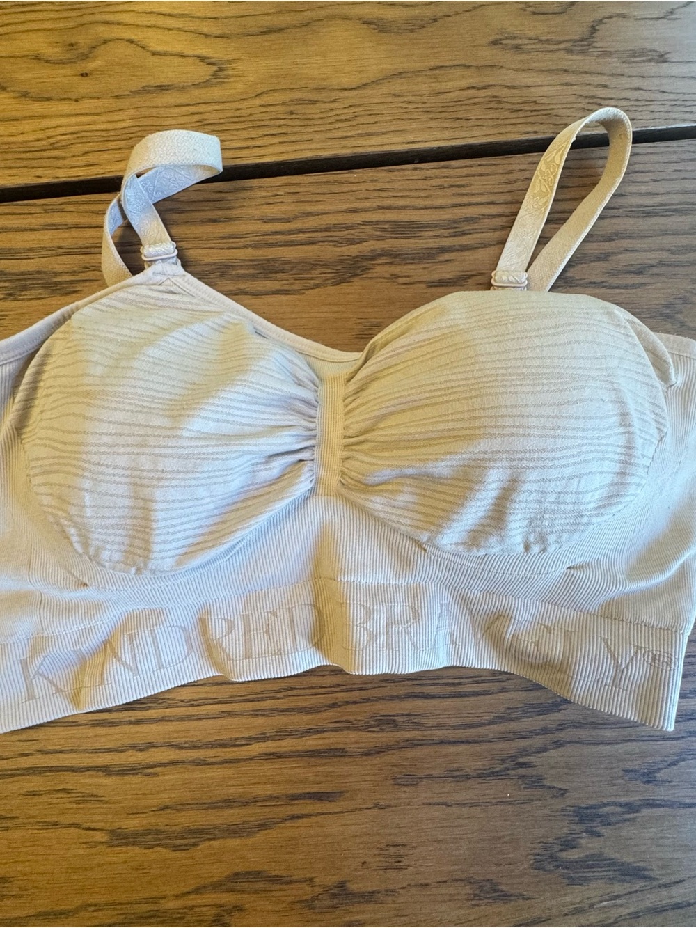 Kindred Bravely Beige Sublime Hands Free Pumping & Nursing Bra Large